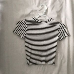 Black and white striped shirt